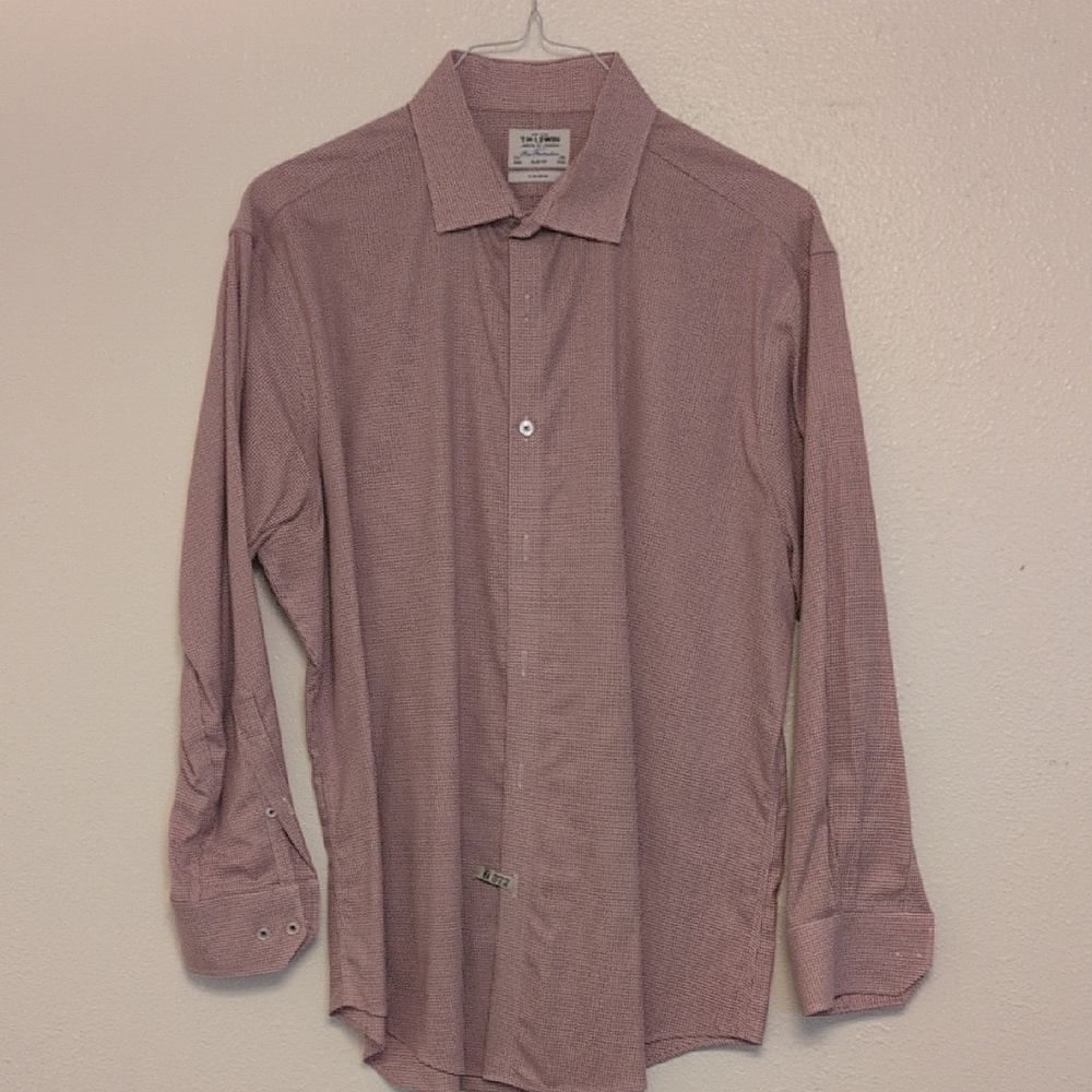 Men's Pink Button-Up Shirt